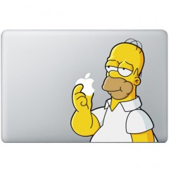Homer Simpsons MacBook Sticker